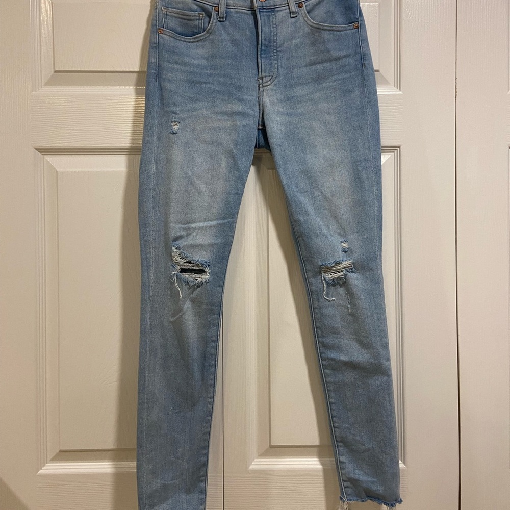 Light wash Express destructed jeans size 6 NEW